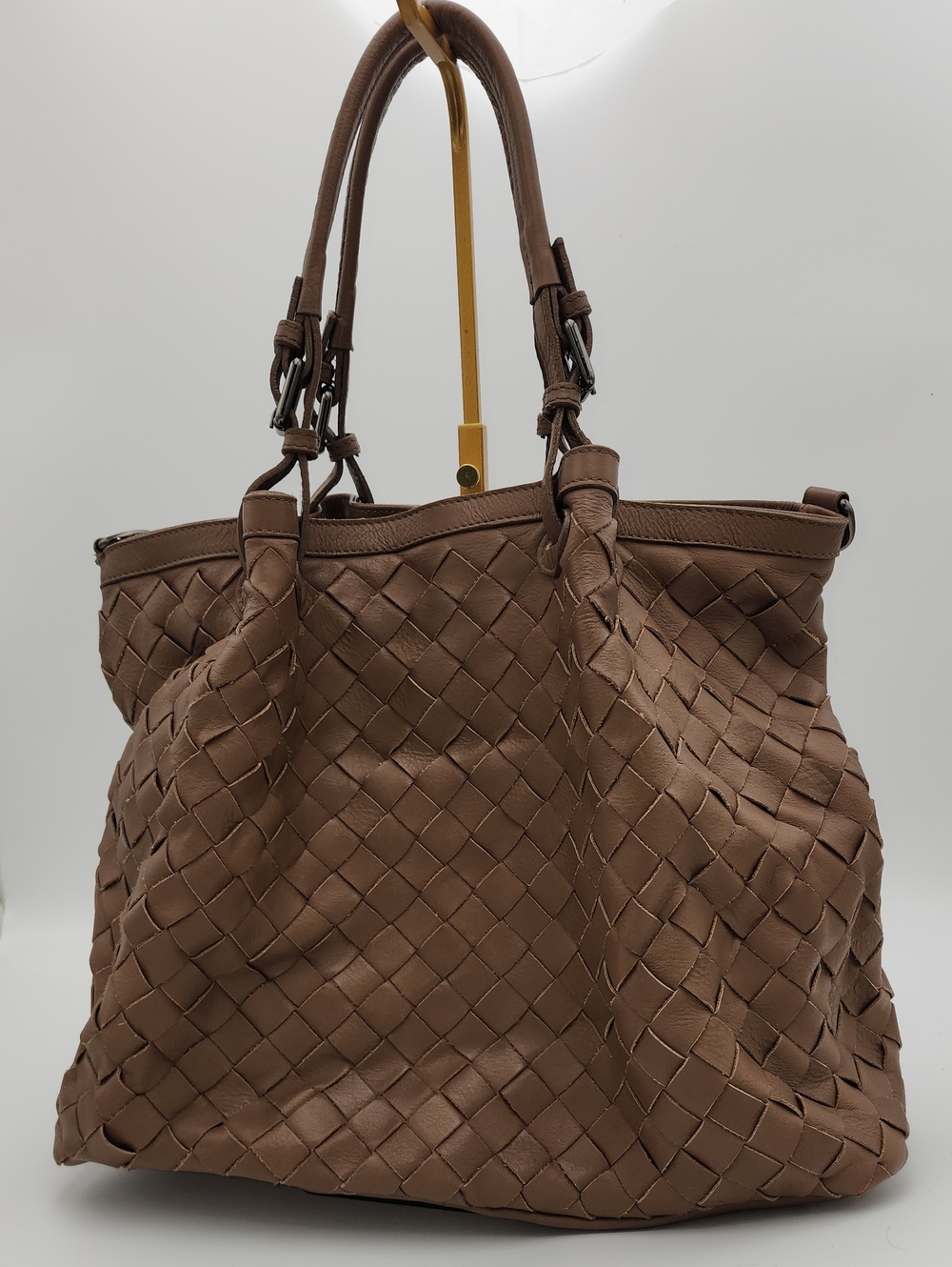 Laura Di Maggio Women's Woven Tote Bag - Brown